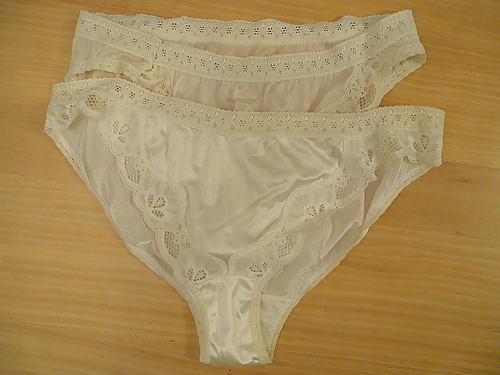 Panties from a friend - white, last set #3793621