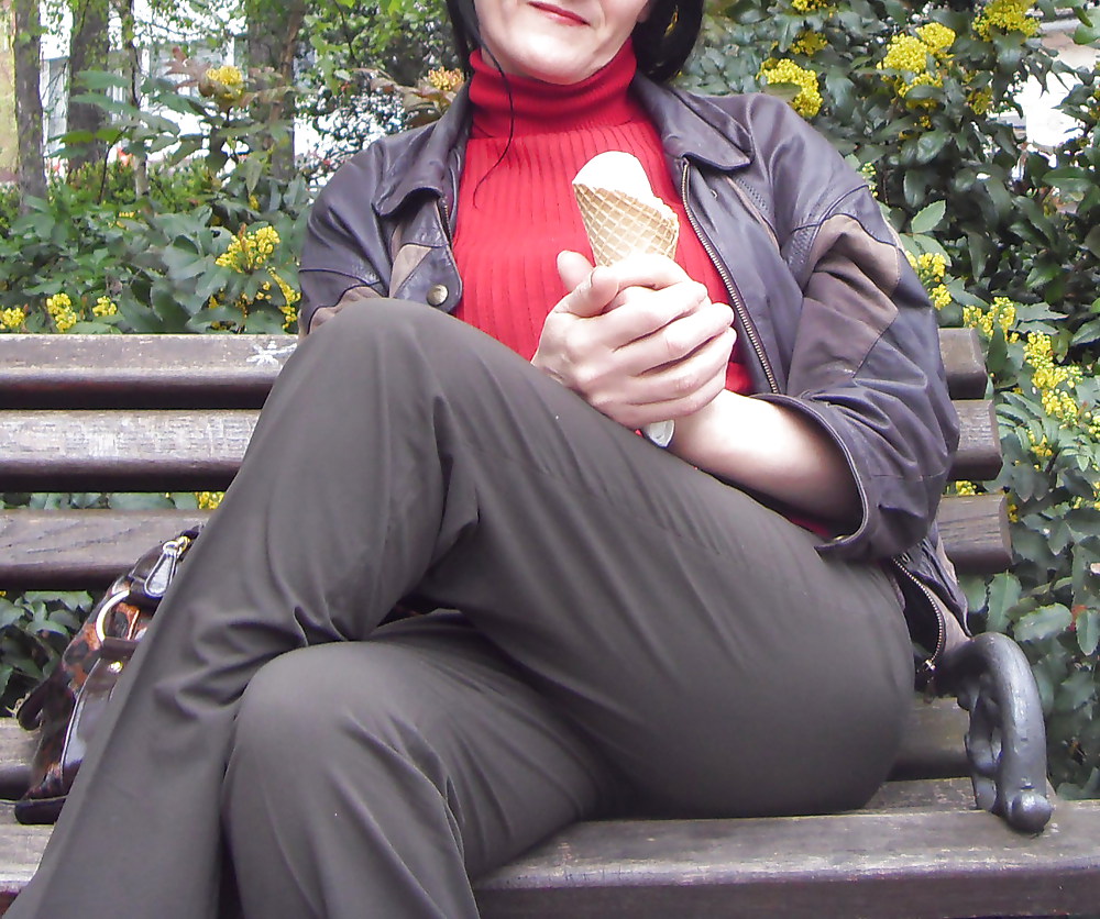 My mommy in park,licking icecream...comment! #4270384