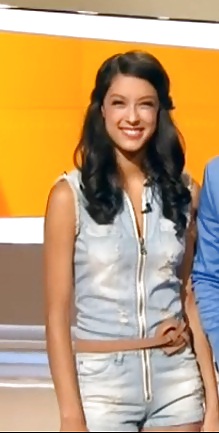 Hot Rebecca Mir In Jeans Kleid #10509780