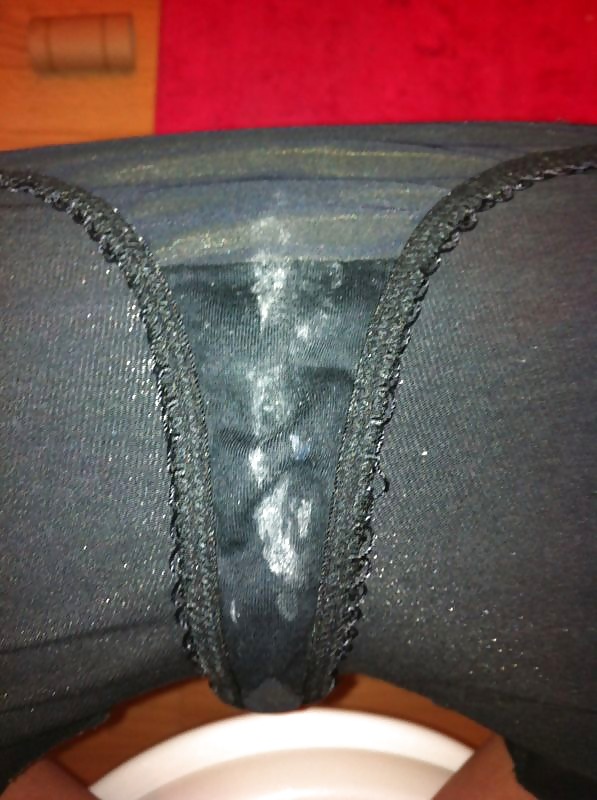 My gf,s pussy creamed knickers from today and has a taste  #11660659