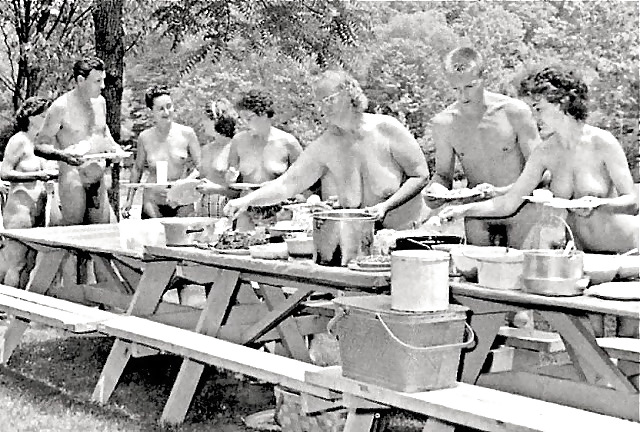 Vintage Nudist Camp #17522666