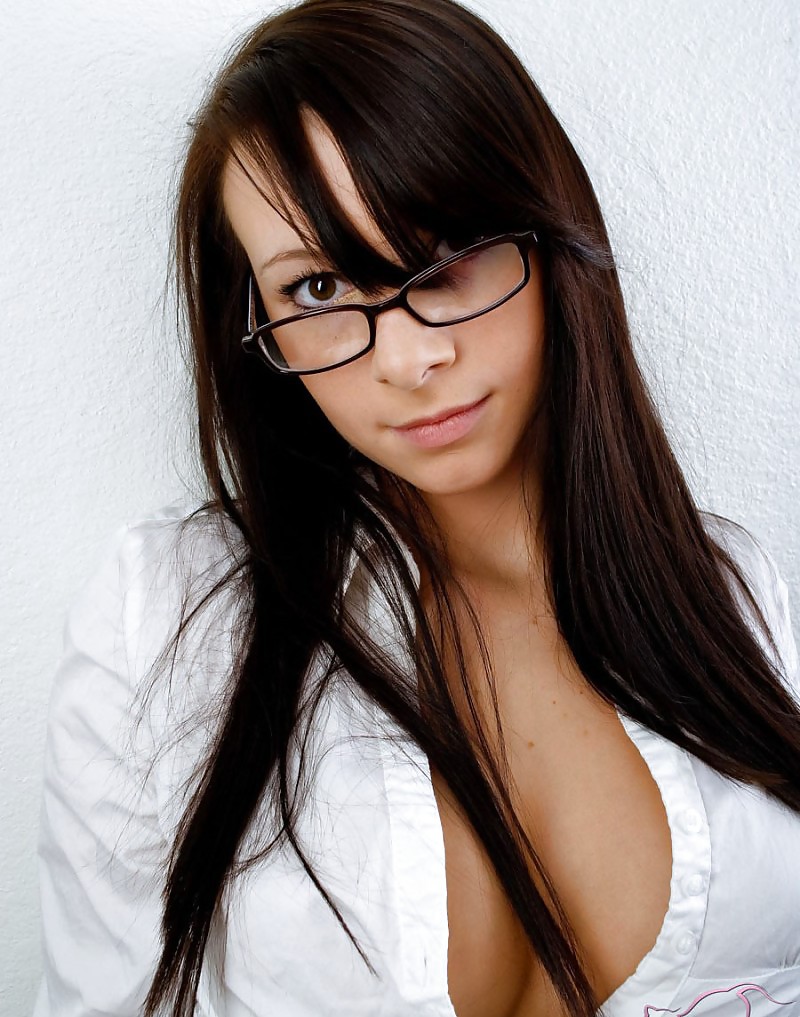 Brunette Panties Girl Wearing Glasses,By Blondelover. #8310257