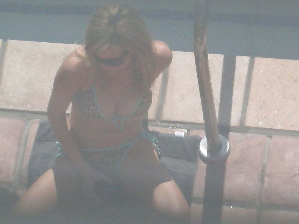 Sluts by the pool-Voyeur-Please rate and cooment  #5115212