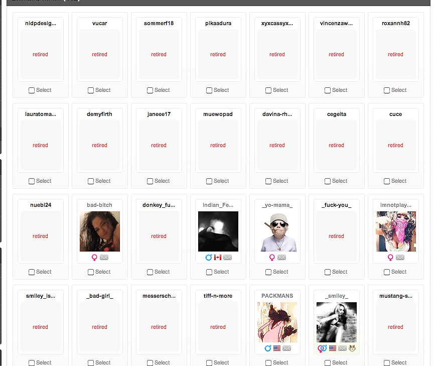 Trolls bloqueados 
 #22433015