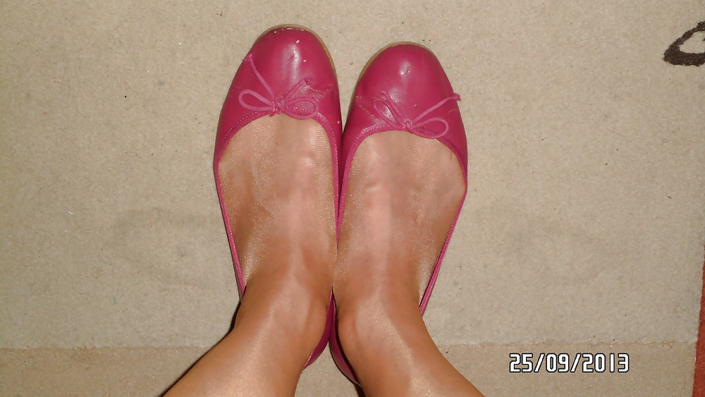 Shorts, strumpfhose und ballerinas
 #21811648