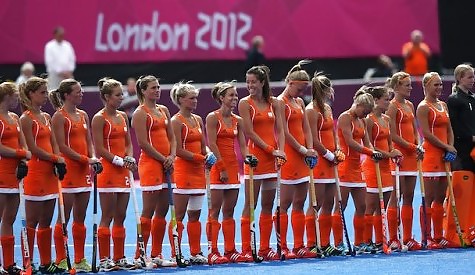 Dutch field hockey team is hot  #14774487