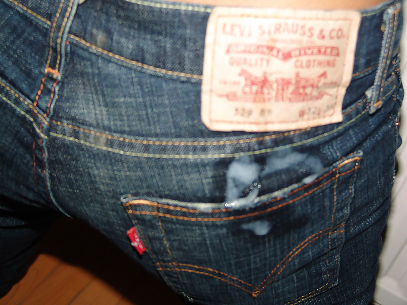 Cumshot on Levi's 529 Jeans #2215065