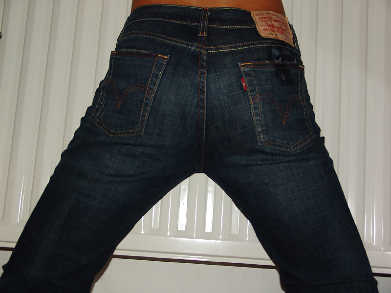 Cumshot on Levi's 529 Jeans #2215085
