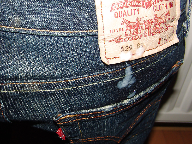 Cumshot on Levi's 529 Jeans #2215100