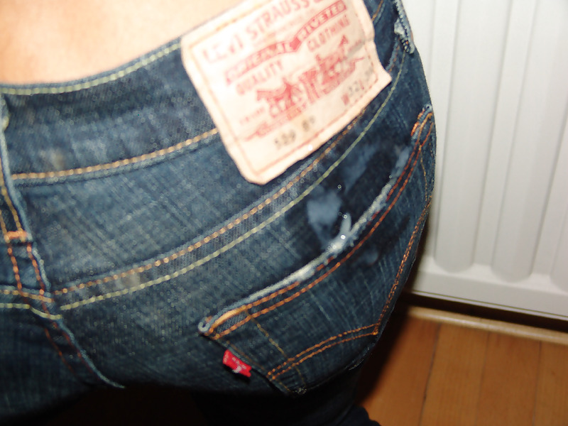 Cumshot on Levi's 529 Jeans #2215121