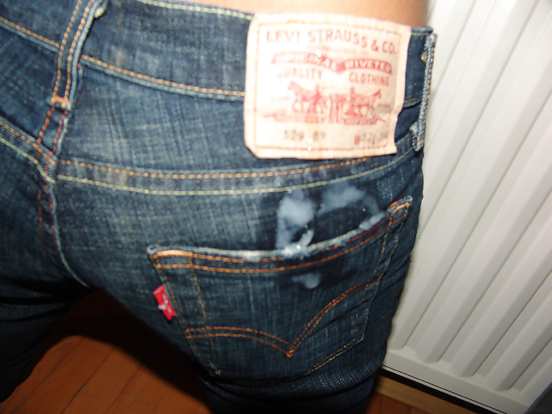 Cumshot on Levi's 529 Jeans #2215129