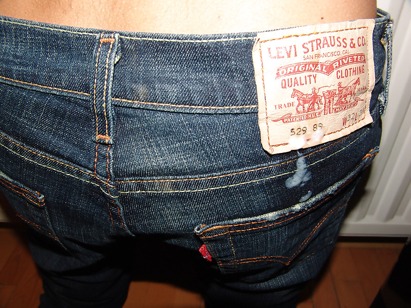Cumshot on Levi's 529 Jeans #2215152