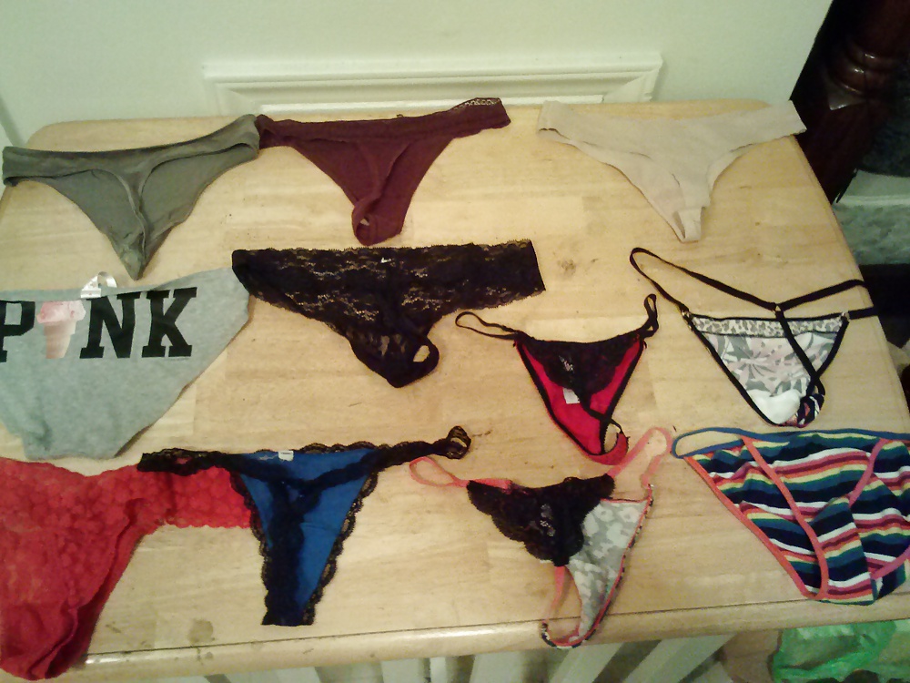 Thongs and panties i took from vikki #14377028