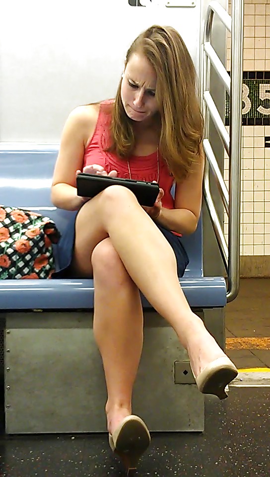 New York Subway Girls Serious #20134313