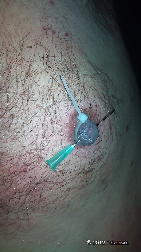 Nipple torture with needle #16266715