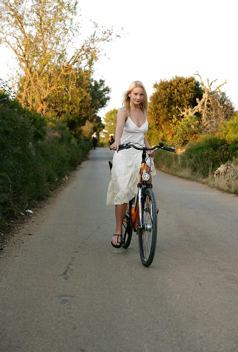 Blonde Girl On Bike,byblondelover. #3621275