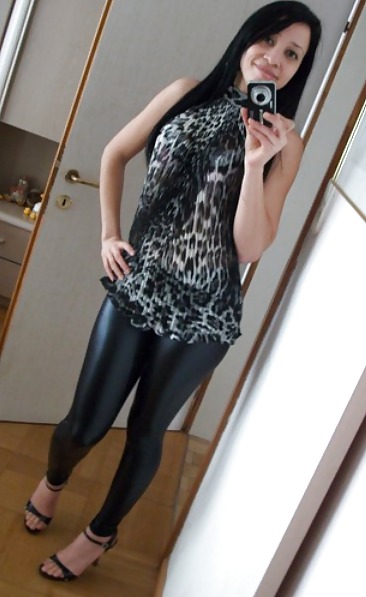 Ich liebe es - Leggings Lycra Spandex #17966099