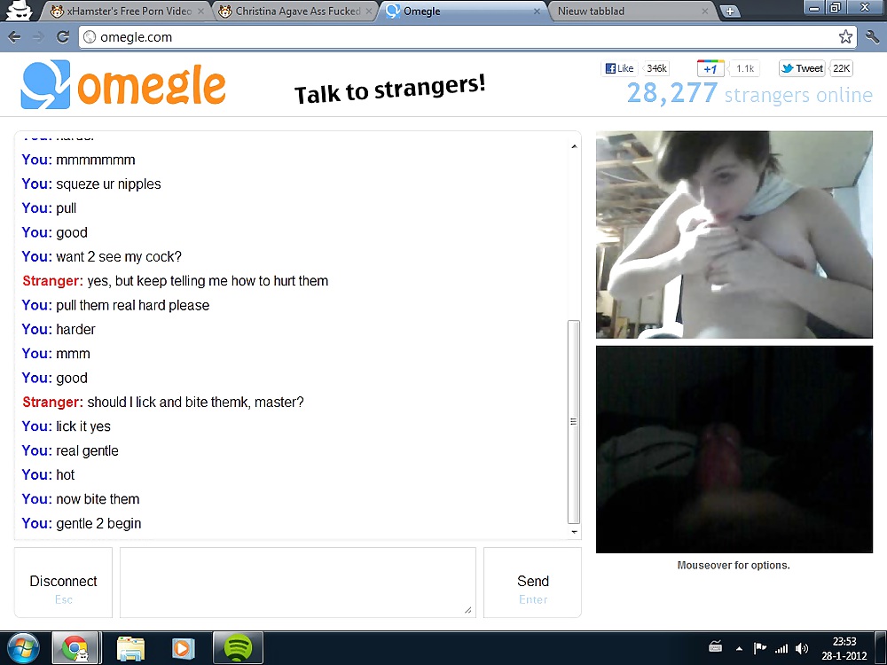 Was bored...went on omegle:P