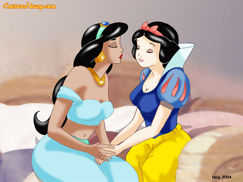 Amor lésbico-caricaturas de Disney
 #1685954