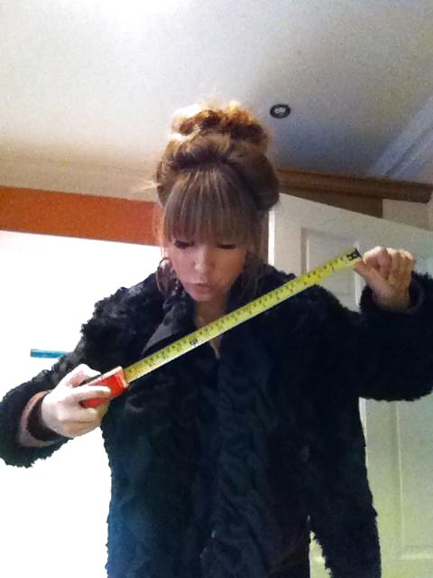 Measuring up who's got the biggest dick for me hehe x