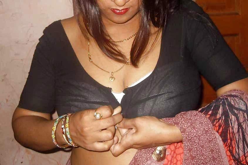 Indian wife saree strip #8550484
