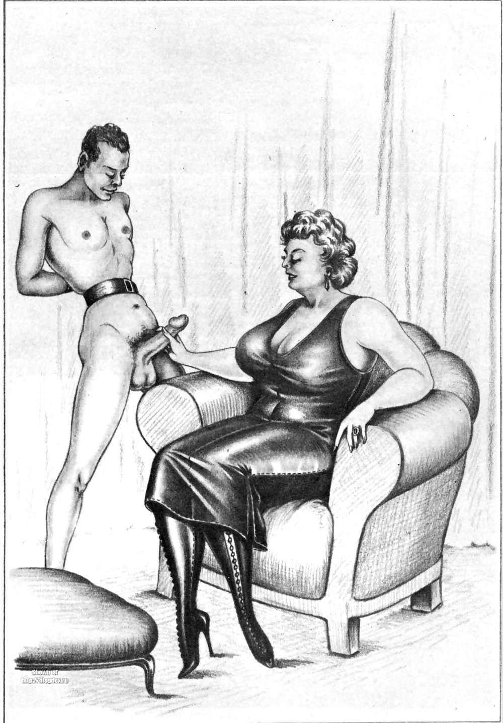 Erotische Vintage-Zeichnungen #295426
