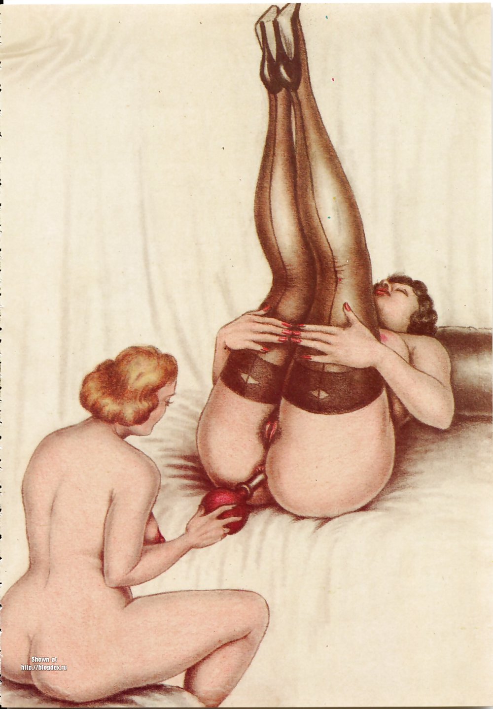 Erotische Vintage-Zeichnungen #295484