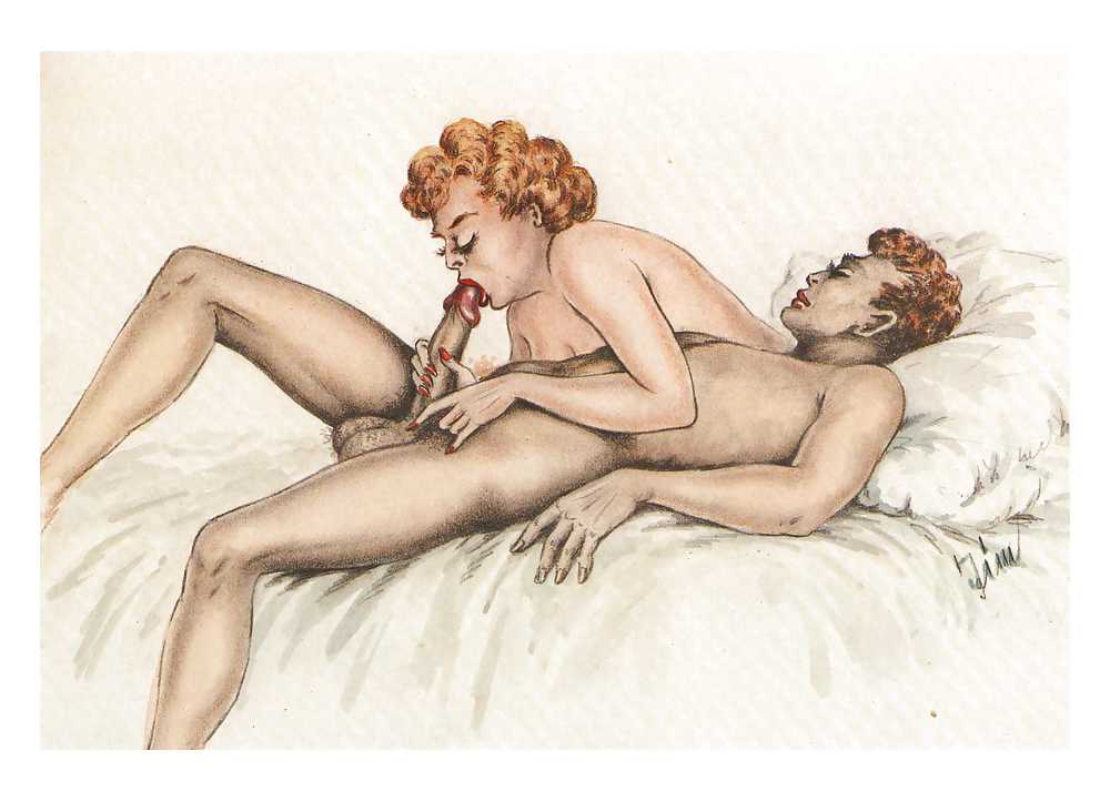 Erotic Vintage drawings #295827