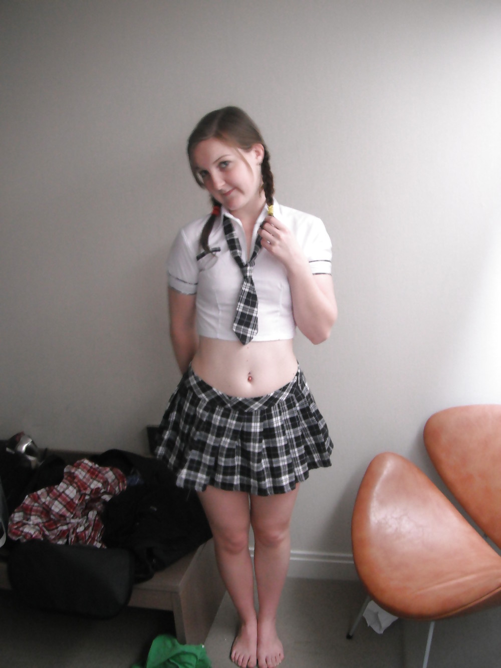 Manchester slut in school uniform #13873455