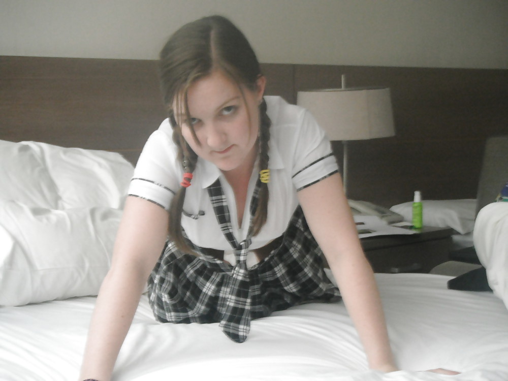 Manchester slut in school uniform #13873470