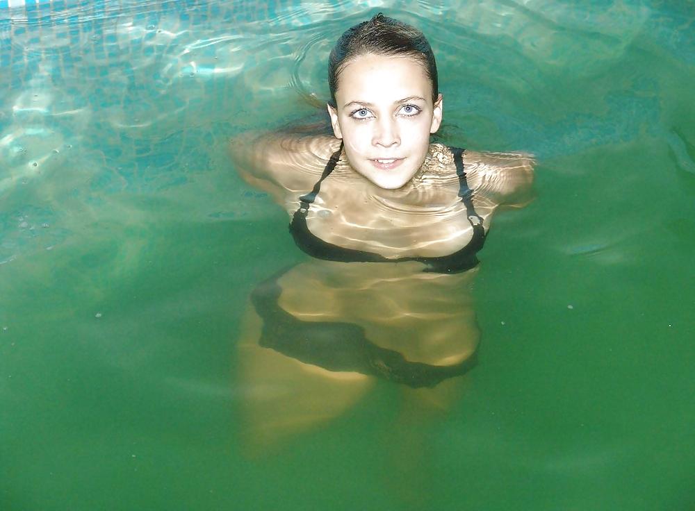 LITTLE LIZA - Sexy in Swimming Bath #2184110