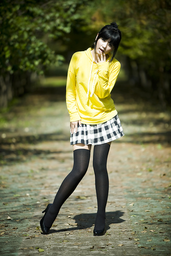 Asian short skirt and stockings
 #265499