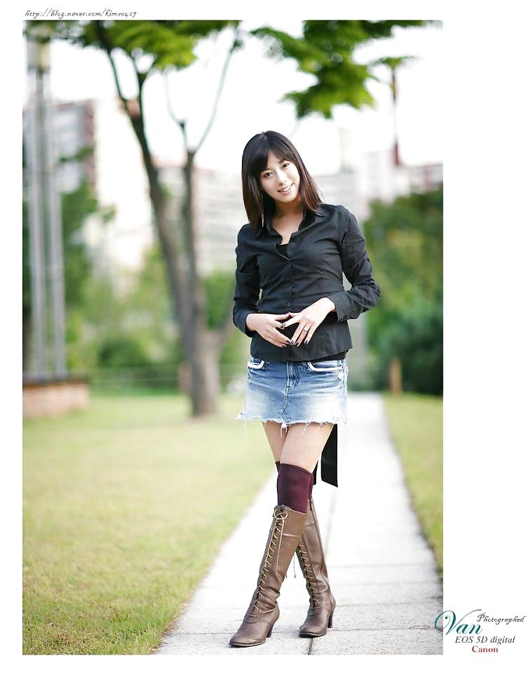 Asian short skirt and stockings
 #265522