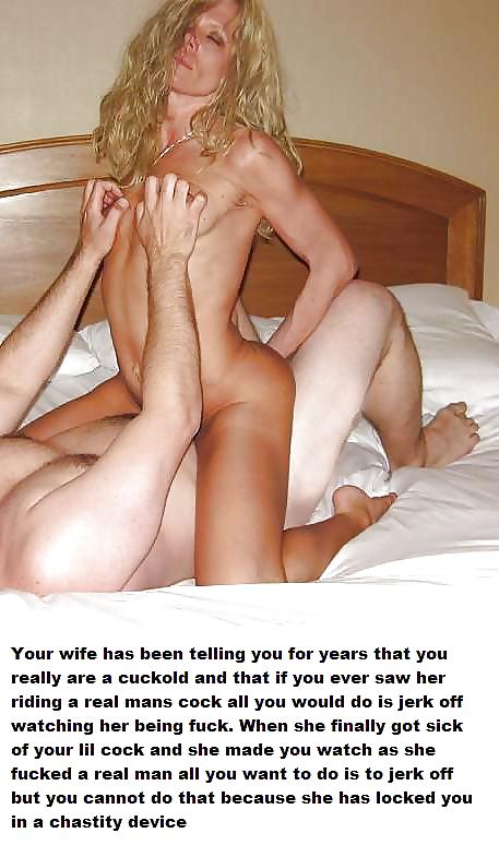 Cuckold Captions made by a tiny cocked cuckold #9121299