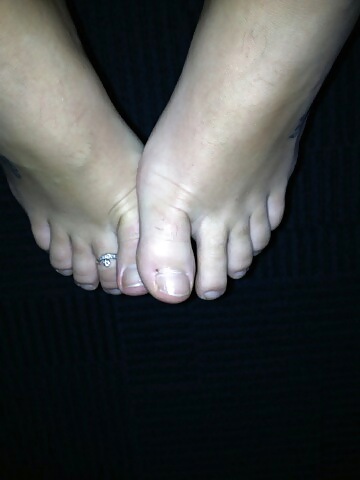 Pies de la esposa barenail dedos de los pies naturales 
 #8687688