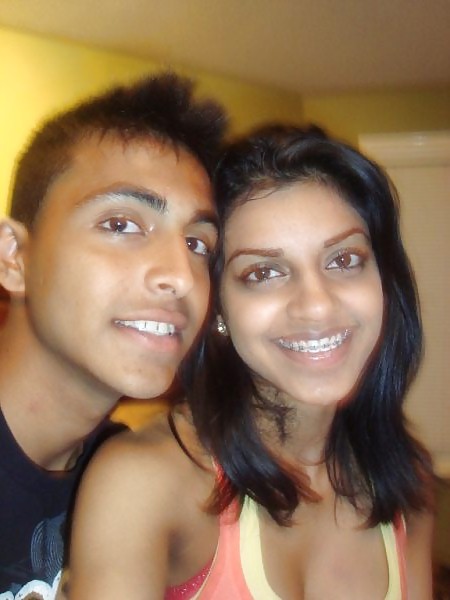 Indian college couple having fun #12049691