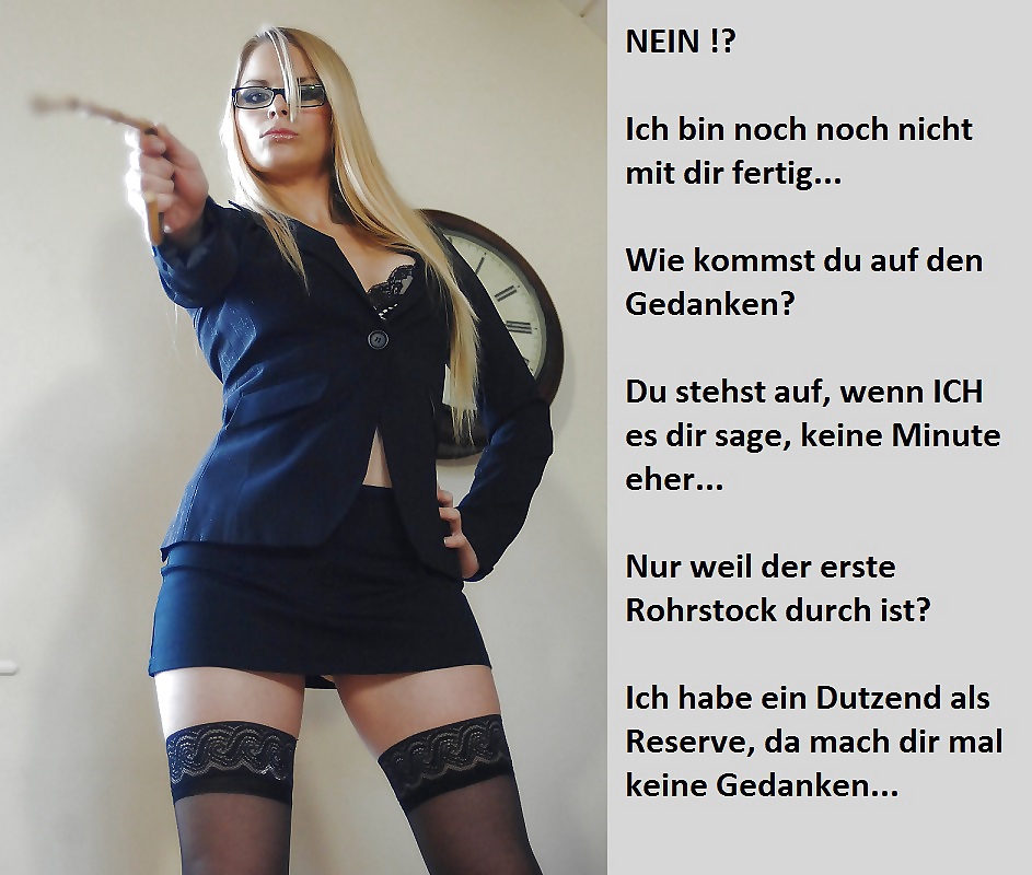 Subtítulos de femdom en alemán parte 31
 #18757675