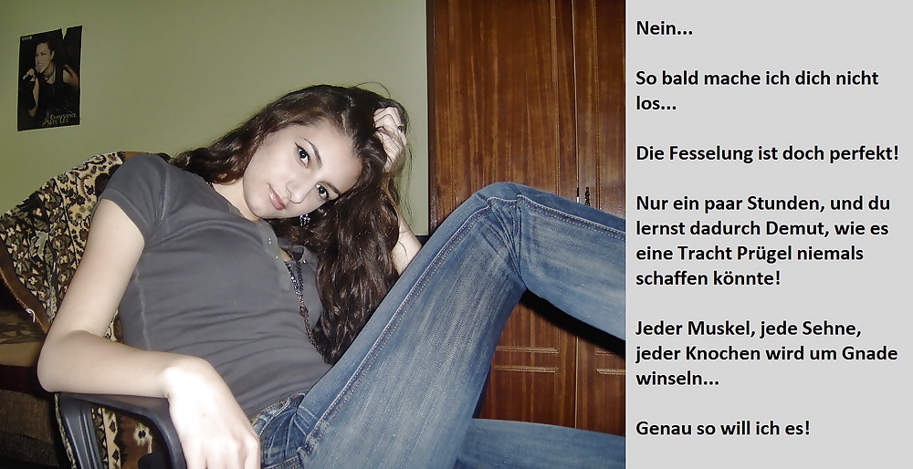 Subtítulos de femdom en alemán parte 31
 #18757807