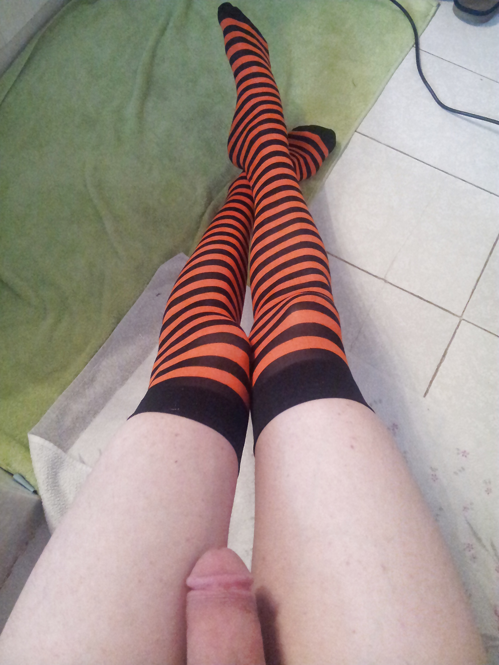 Striped stockings #18707616