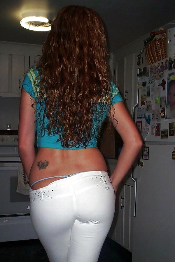 Hot Wives In Tight White Pants #16609083