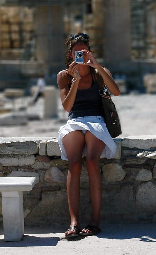 Upskirt Caught On Camera With A Camera #8351624