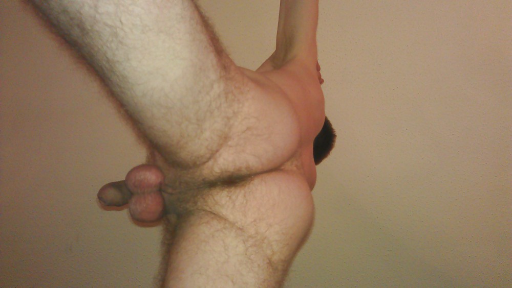 Hairy ass and big shaved balls #8593091