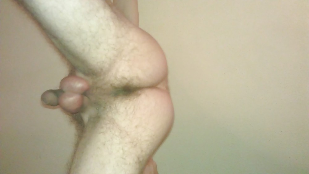 Hairy ass and big shaved balls #8593109