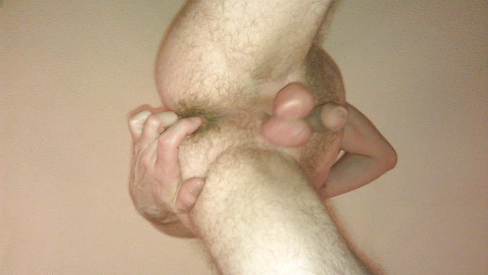 Hairy ass and big shaved balls #8593138