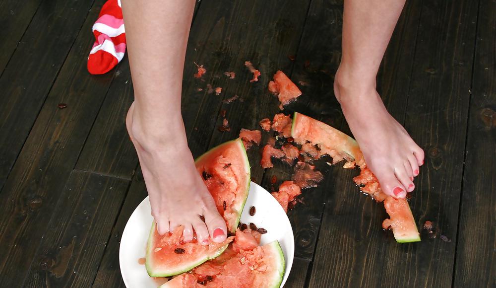 Cute Christina - Eating a watermelon #4554847