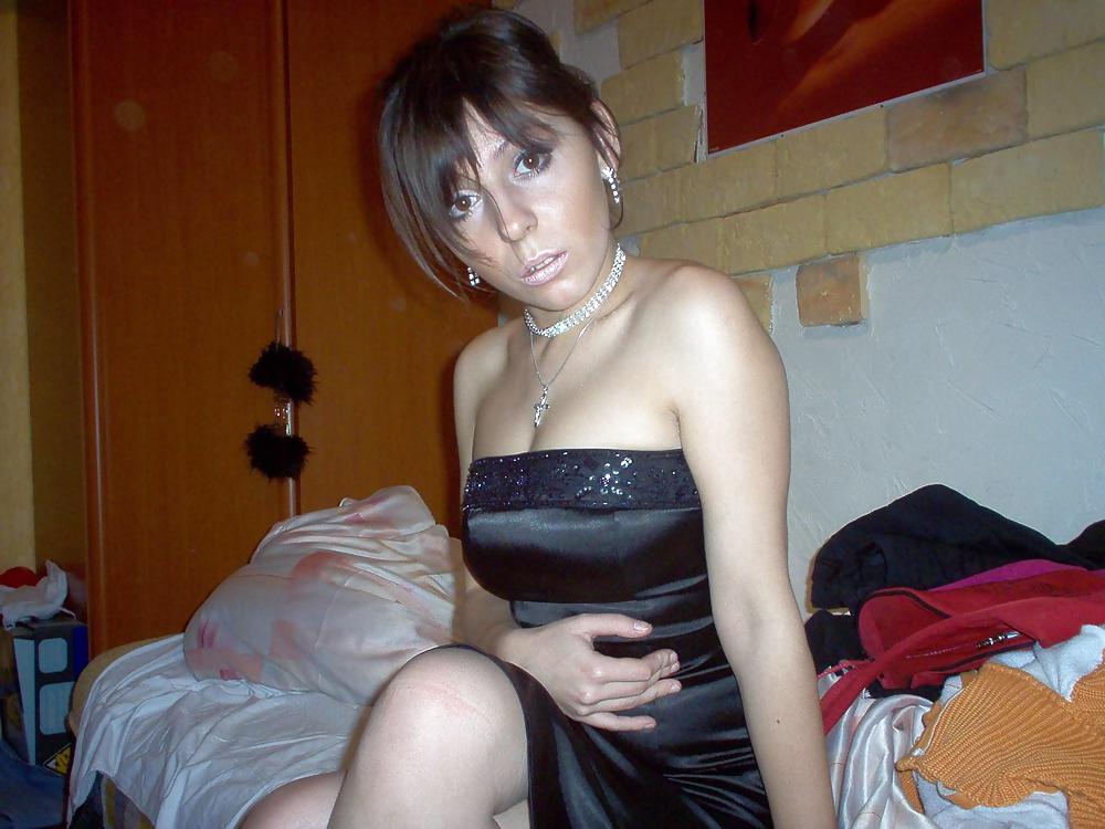 Naked brunette in bath #3801164
