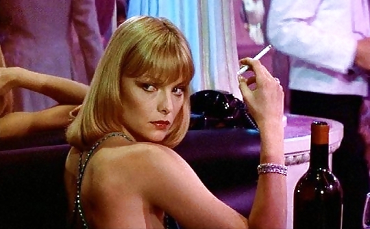 Michelle Pfieffer Smokes Benson Hedges 100's & in Scarface #15395496