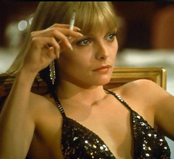 Michelle Pfieffer Smokes Benson Hedges 100's & in Scarface #15395507