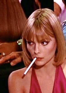 Michelle Pfieffer Smokes Benson Hedges 100's & in Scarface #15395516
