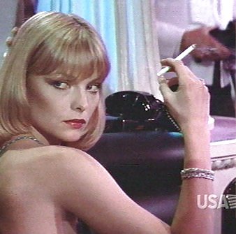 Michelle Pfieffer Smokes Benson Hedges 100's & in Scarface #15395537